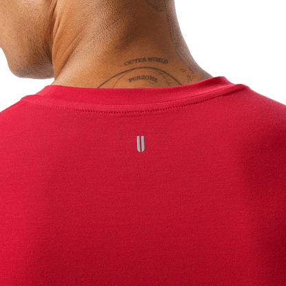 Men's Equestrian Red Back Detail NOBULL Tee.