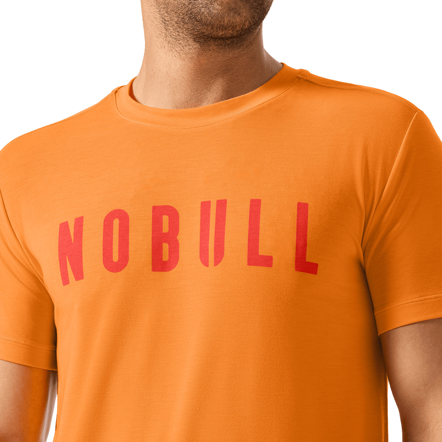 Men's Flare NOBULL Tee Front Detail Angle.