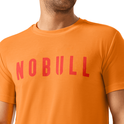 Men's Flare NOBULL Tee Front Detail Angle.