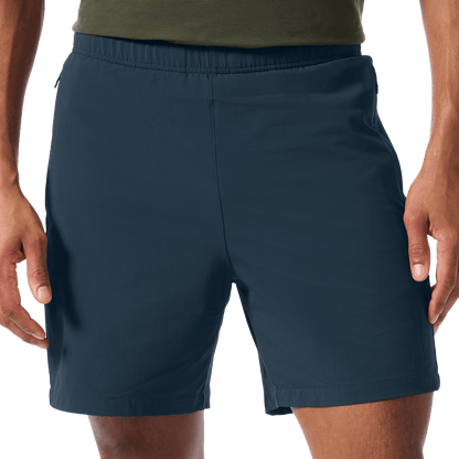 Men's Midnight NOBULL Training Short 6" (Lined) Front Lower Body Angle.