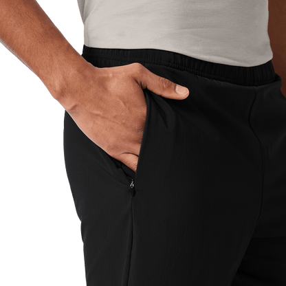 Men's Black NOBULL Training Short 6" (Lined) Pocket Detail Angle.