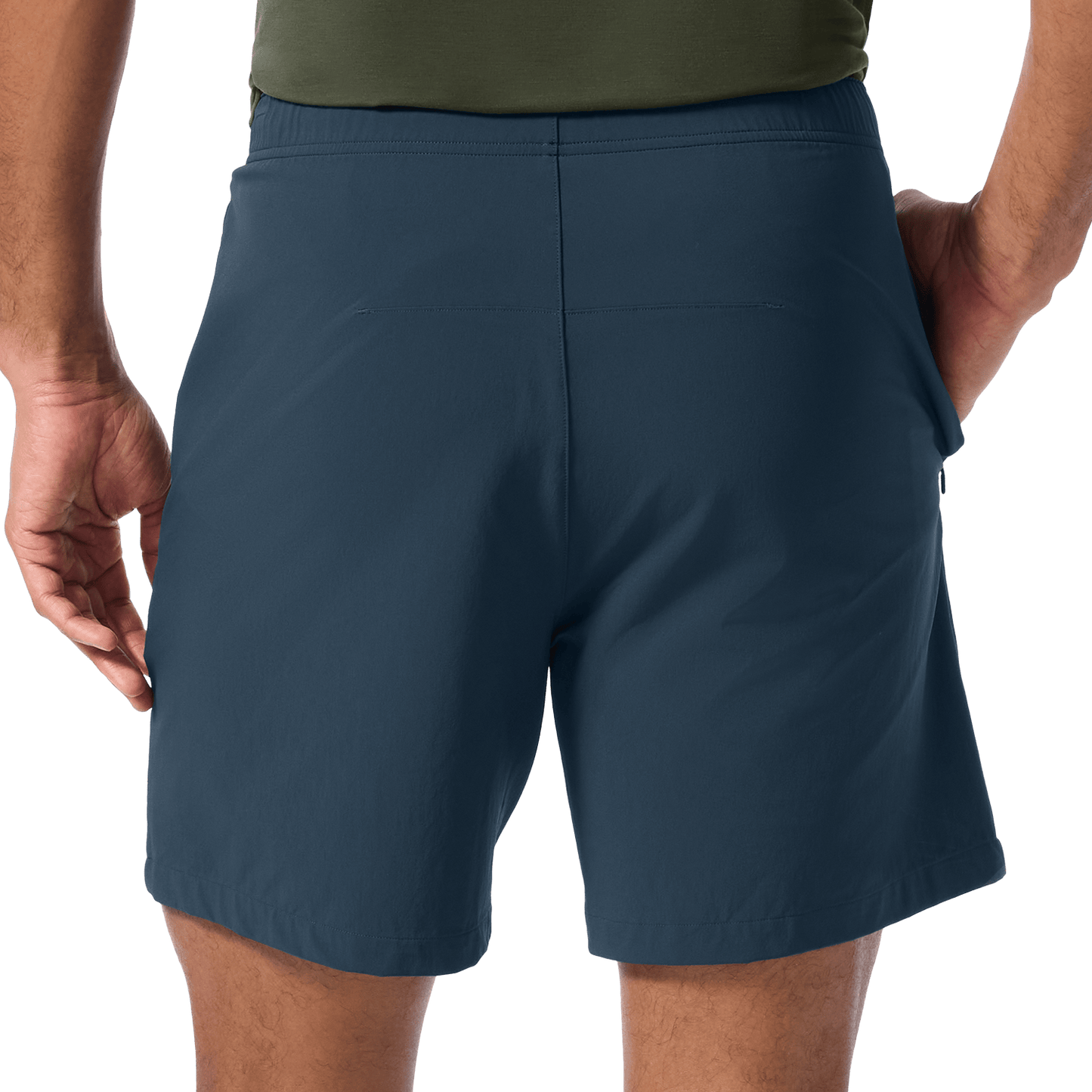 Men's Midnight NOBULL Training Short 6" (Unlined) Back Lower Body Angle.