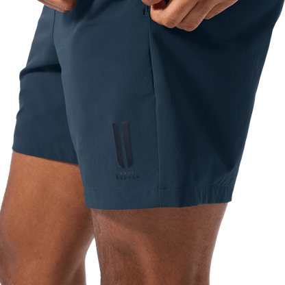 Men's Midnight NOBULL Training Short 6" (Unlined) U Logo Angle.