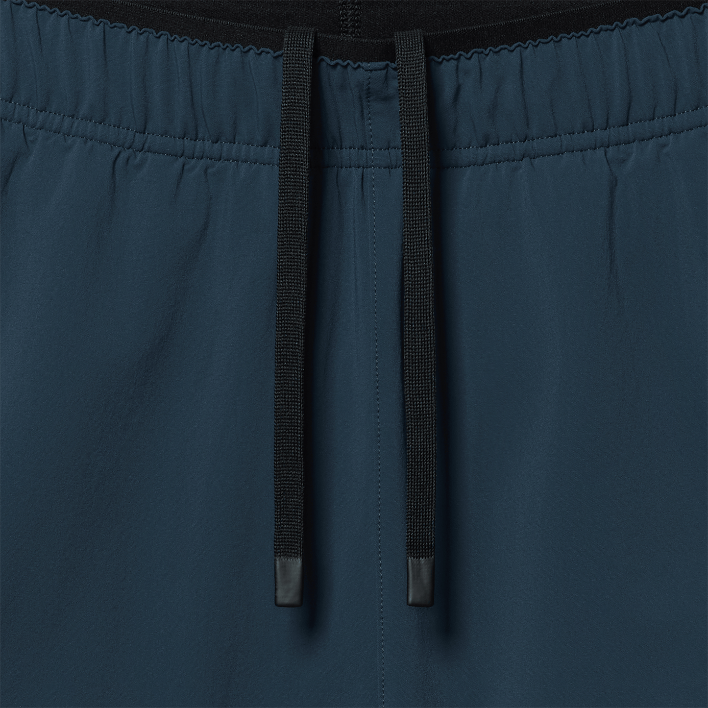 Men's Midnight NOBULL Training Short 6" (Unlined) Drawstring Macro Detail Angle.