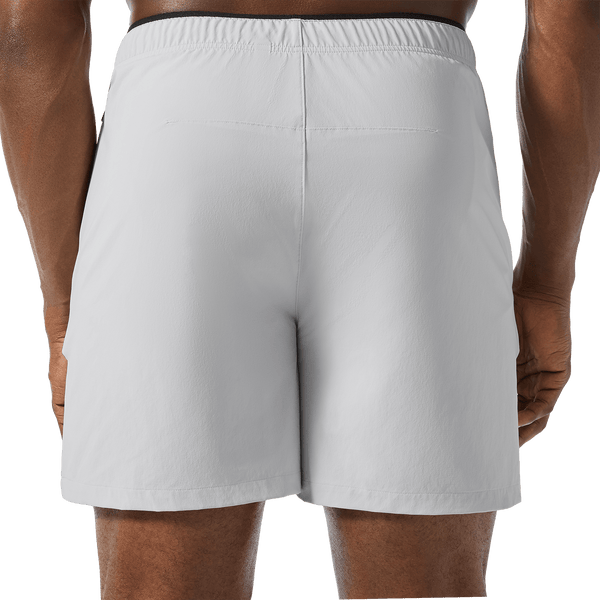 Men's Lunar Rock NOBULL Training Short U Graphic 6" (Unlined) Back Lower Body Angle.