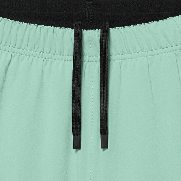 Men's Iceberg Green NOBULL Training Short (Unlined) Macro Fabric Detail Angle.