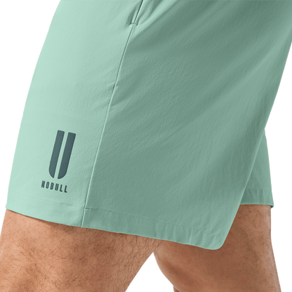 Men's Iceberg Green NOBULL Training Short 6" (Unlined) U Logo Angle.