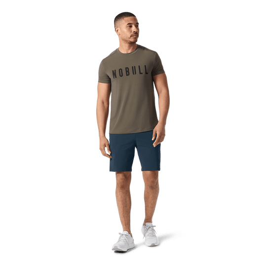 Men's Midnight NOBULL Training Short 8" (Unlined) Front Full Body Angle.