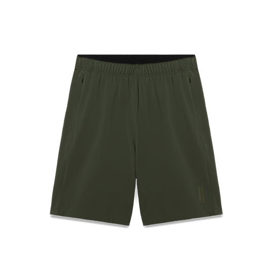 Men's Dark Army NOBULL Training Short 8" (Unlined) Flat Lay Angle.