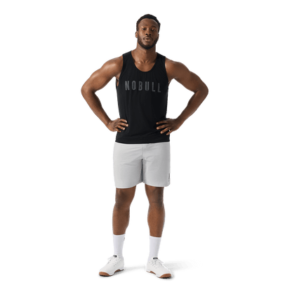Men's Lunar Rock NOBULL Training Short 8" (Unlined) Front Full Body Angle.