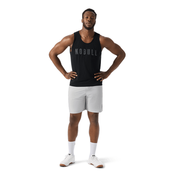 Men's Lunar Rock NOBULL Training Short 8" (Unlined) Front Full Body Angle.