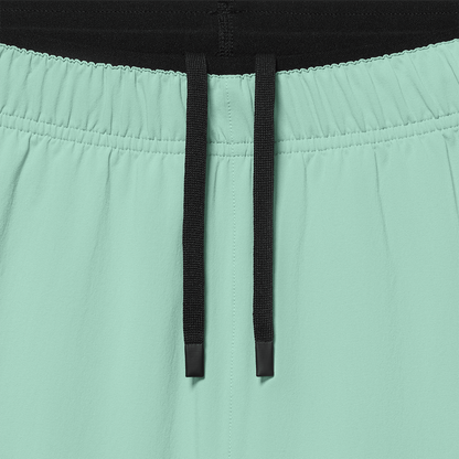 Men's Iceberg Green NOBULL Training Short 8" (Unlined) Macro Fabric Detail Angle.