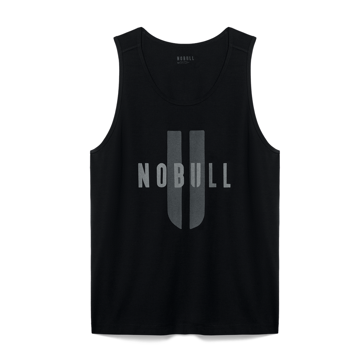Men's Black NOBULL U Tank Flat Lay Angle.