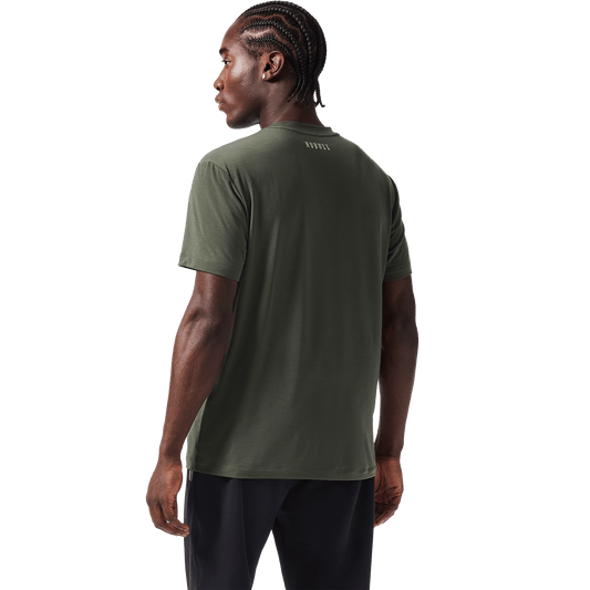 Men's Dark Army NOBULL U Tee Back Angle.