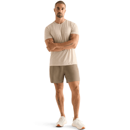 Men's NOBULL Fallen Rock Rep Short 6" Front Full Body.