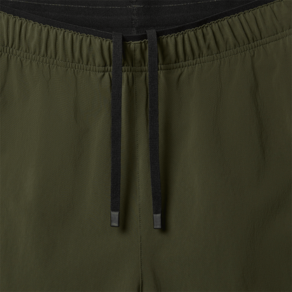 Men's Dark Army NOBULL Rep Short Macro Detail Angle.