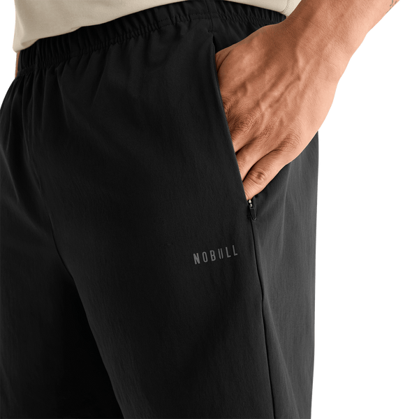 Men's Black NOBULL Rep Short 6" Unlined Short Pocket Detail Angle.
