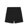 Men's Black NOBULL Rep Short 6" Unlined Short Flat Lay Angle.