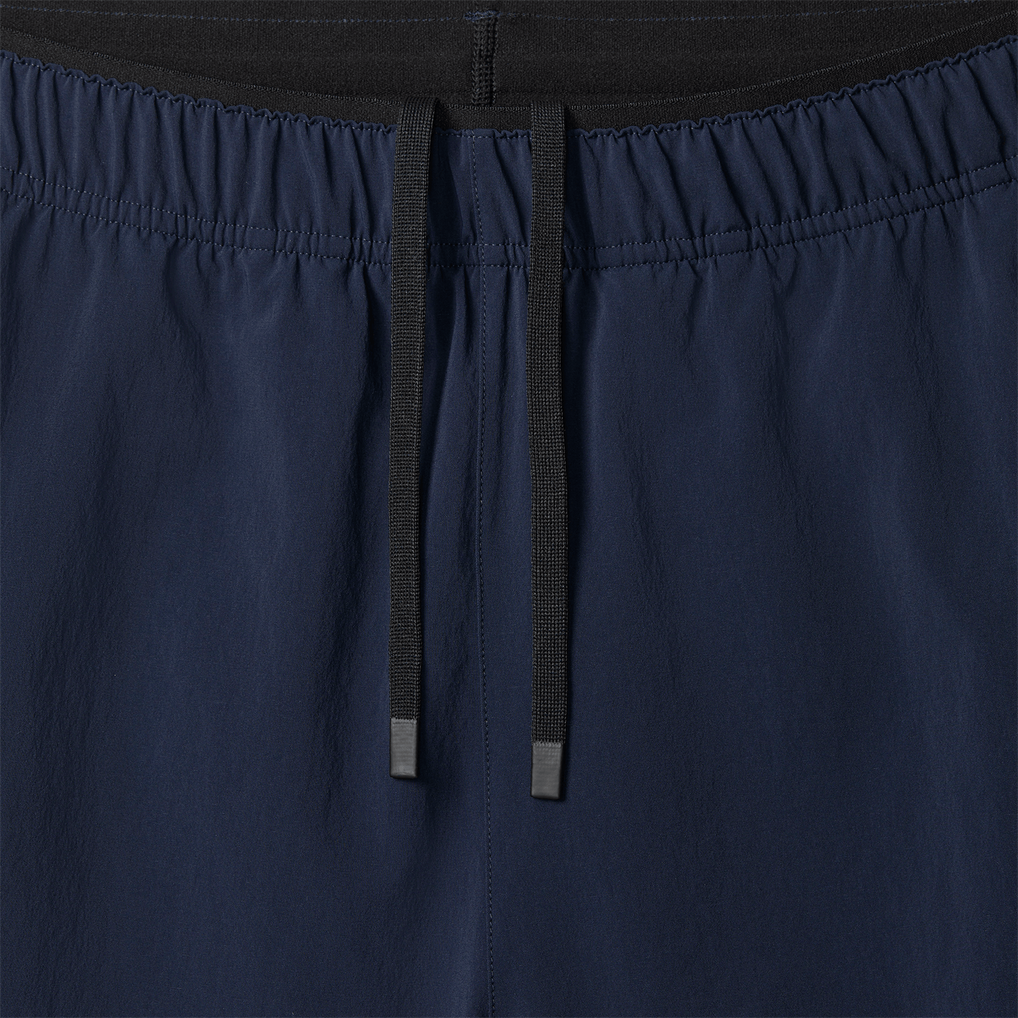 Men's Night Navy NOBULL Rep Short 6" Drawstring Detail Angle.