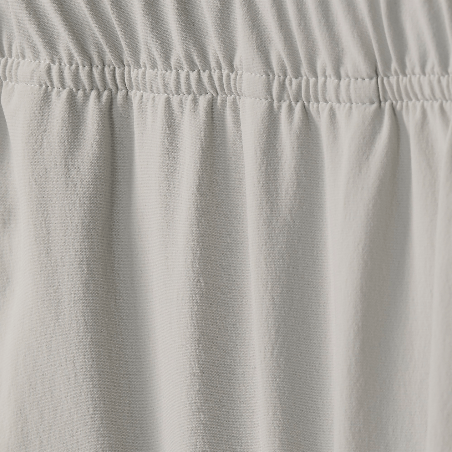 Men's Light Grey NOBULL Rep Short (Lined) 6" Macro Detail Angle.