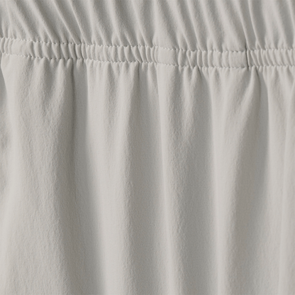 Men's Light Grey NOBULL Rep Short (Lined) 6" Macro Detail Angle.