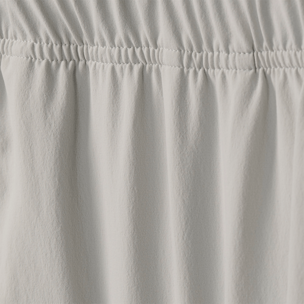 Men's Light Grey NOBULL Rep Short (Lined) 6" Macro Detail Angle.