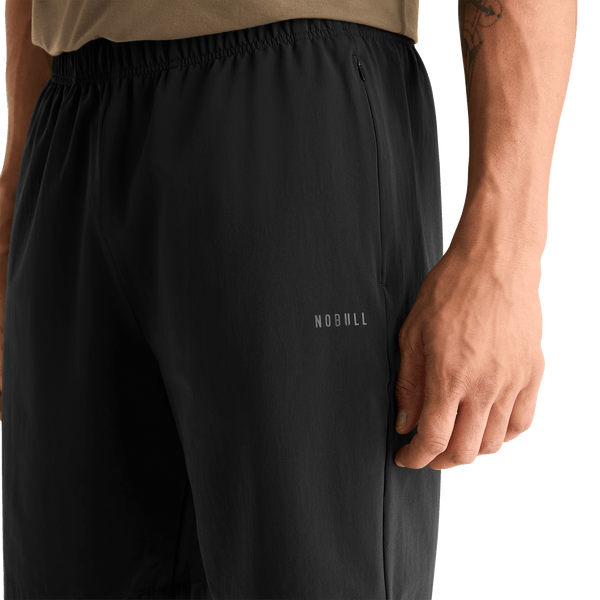 Men's Black NOBULL Rep Short 6" Detail Angle.