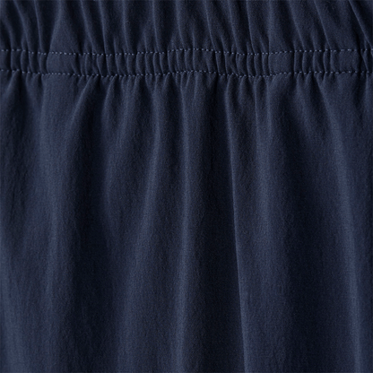 Men's NOBULL Night Navy Rep Short Macro Detail Shot.