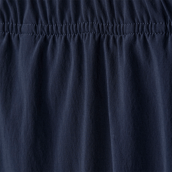 Men's NOBULL Night Navy Rep Short Macro Detail Shot.