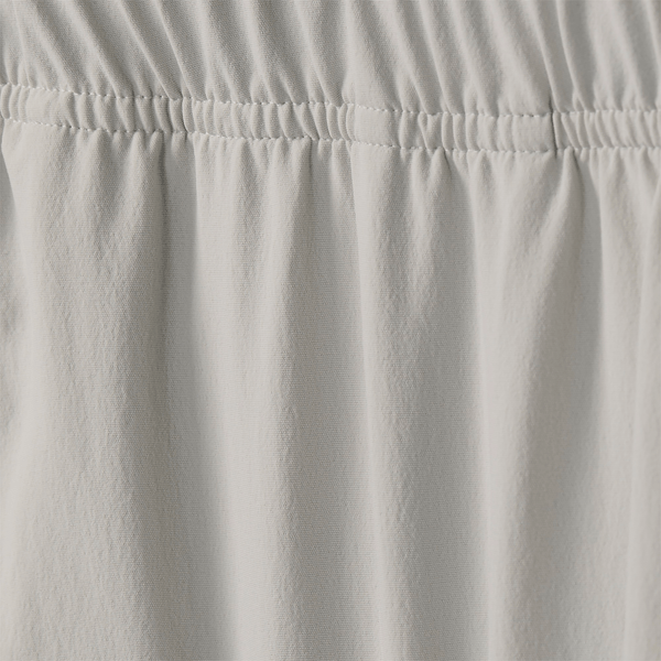 Men's Light Grey NOBULL Rep Short Macro Detail Shot.