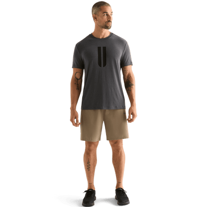 Men's Fallen Rock Rep Short 8" Front Full Body Angle.