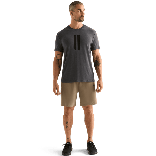 Men's Fallen Rock Rep Short 8" Front Full Body Angle.