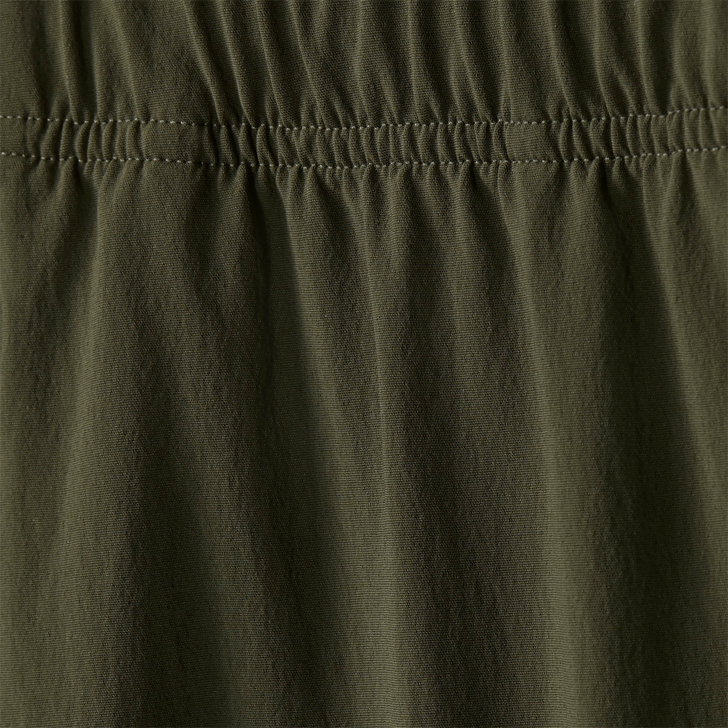 Men's Dark Army NOBULL Rep Short 8" Macro Detail Shot.