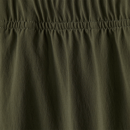 Men's Dark Army NOBULL Rep Short 8" Macro Detail Shot.