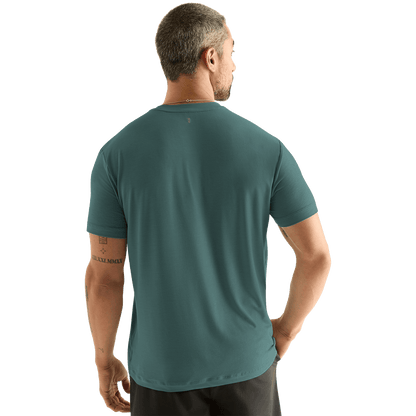 Men's Slver Pine Unbranded Tee Back Angle.