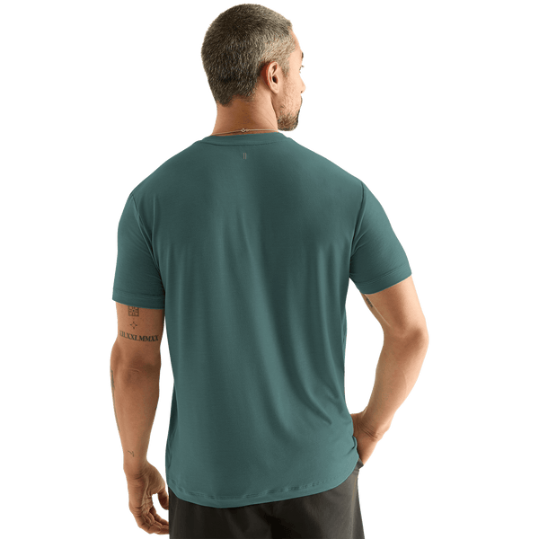 Men's Slver Pine Unbranded Tee Back Angle.