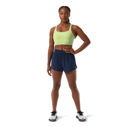 NOBULL Pear Drive Longline Bra Front Full Body Detail Angle.