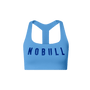 NOBULL Light Blue Drive Racerback Bra Front Silhouette Angle.