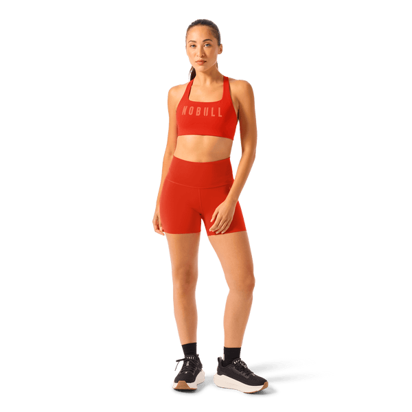 Women's Cayenne NOBULL Drive Racerback Bra Front Full Body Angle.