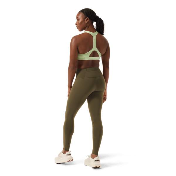 Women's Pear NOBULL Drive Racerback Bra Back Full Body Angle.