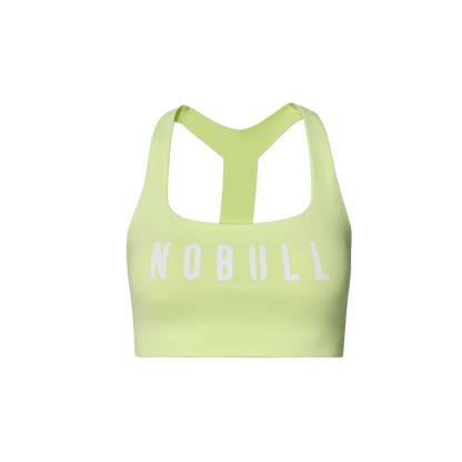 Women's Pear NOBULL Drive Racerback Bra Front Silhouette Angle.