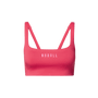 NOBULL Punch Matte Square Neck Bra Front Silhouette Angle.