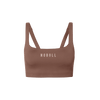 NOBULL Matte Square Neck Bra Acorn