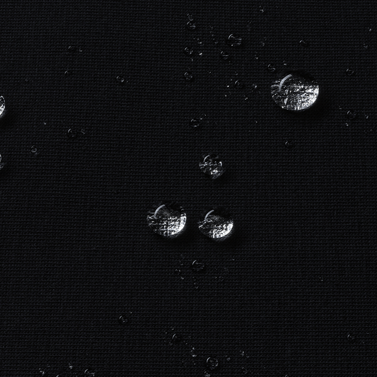 Black NOBULL Elements Water Drops Macro Fabric Detail Angle.