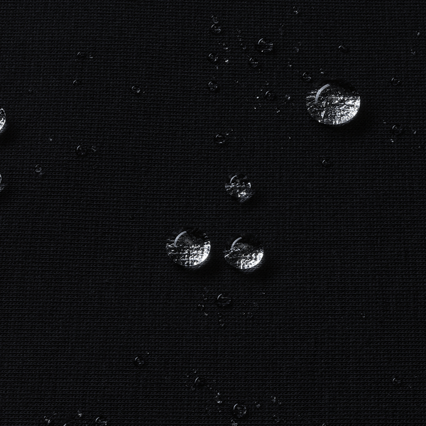 Black NOBULL Elements Water Drops Macro Fabric Detail Angle.