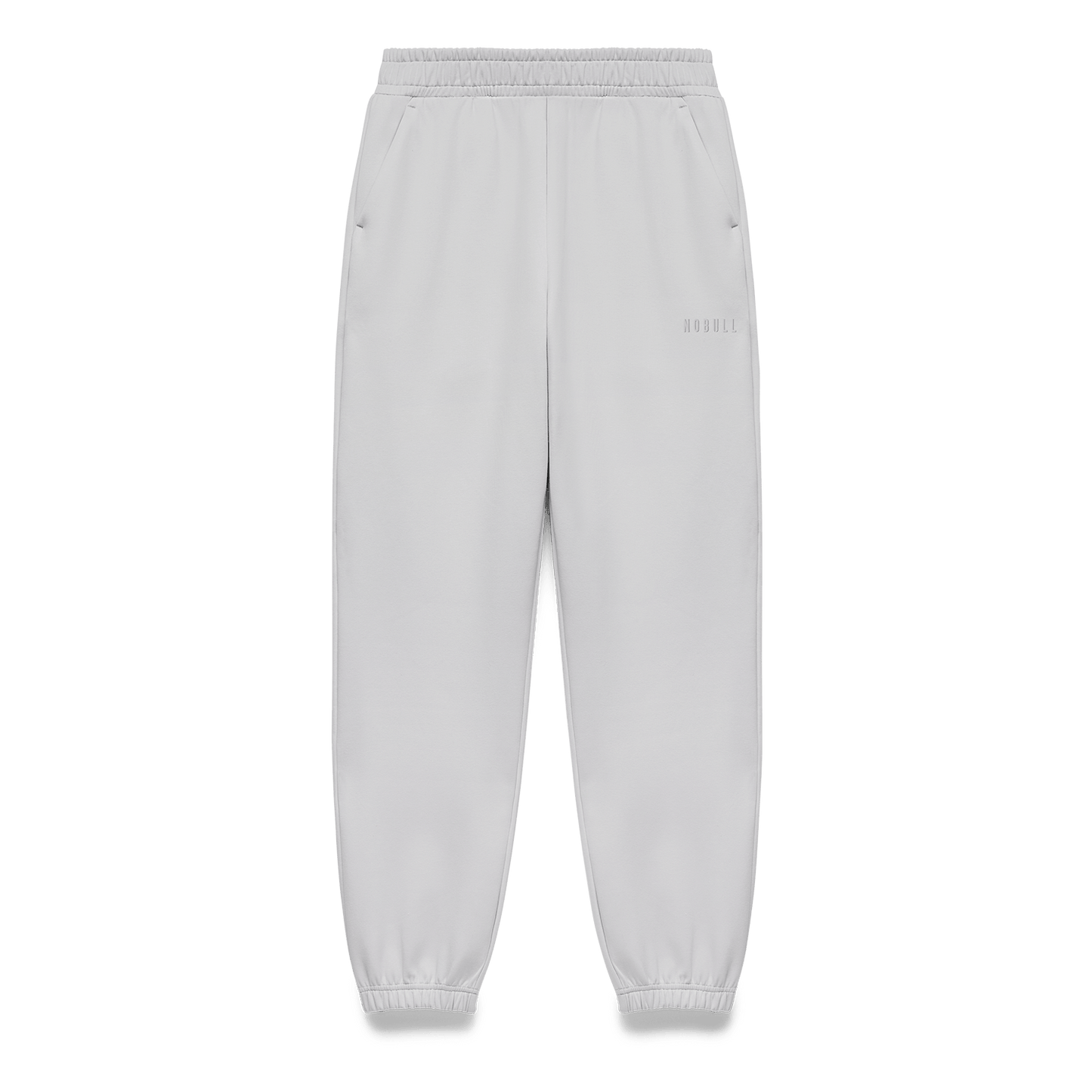 Women's Light Grey Elements Sweatpant Flat Lay Angle.