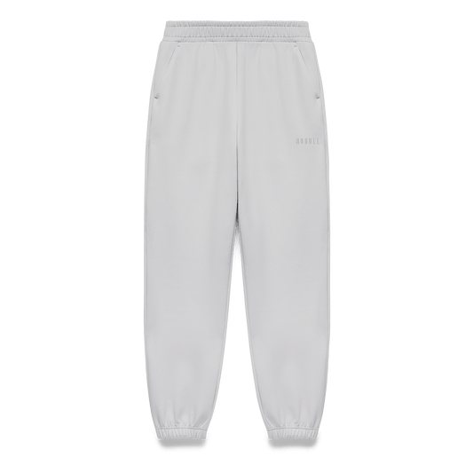 Women's Light Grey Elements Sweatpant Flat Lay Angle.