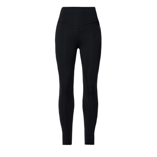 Women's Black High-Rise Drive Pocket Tight 28" Front Silhouette Angle.