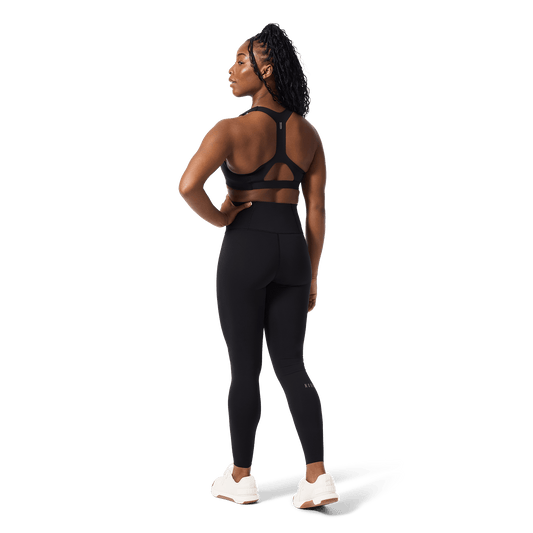 Women's Black High-Rise Drive Tight 28" Back Full Body Angle.