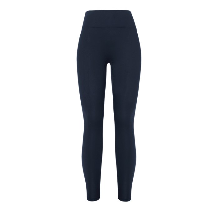 Women's Night Navy Tight 28" Front Silhouette Angle.